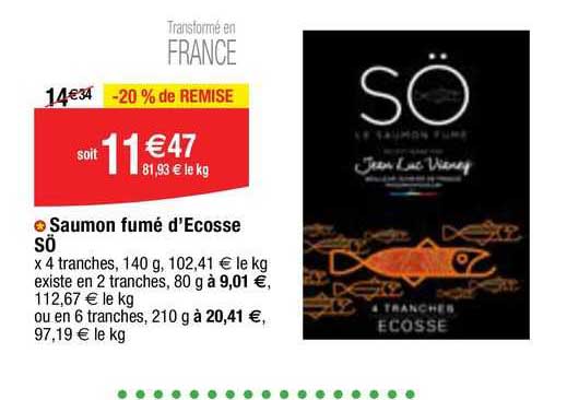 saumon fumé d'écosse sö