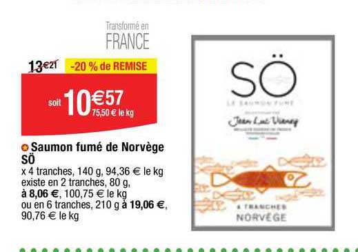 Saumon Fumé De Norvège Sö