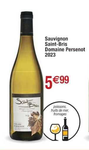 sauvignon saint-bri domaine persenot 2023