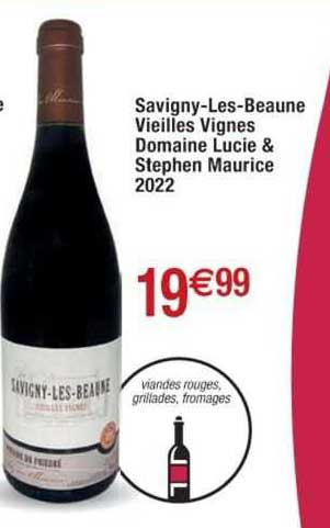 savigny-les-baune vieilles vignes domaine lucie & stephen maurice 2022