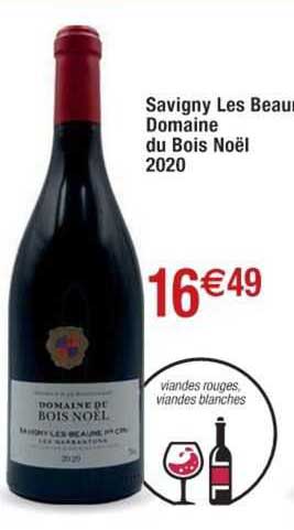 savigny les beaune domaine du bois noël 2020