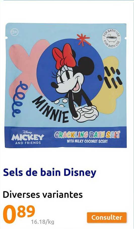 sels de bain disney