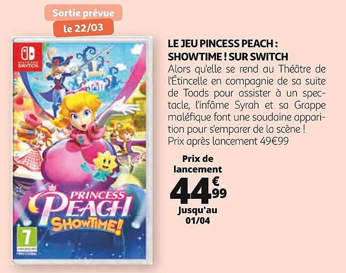 showtime ! sur switch