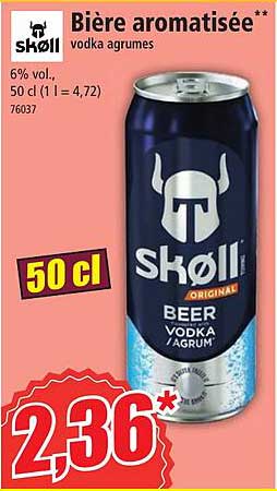 skoll bière aromatisée