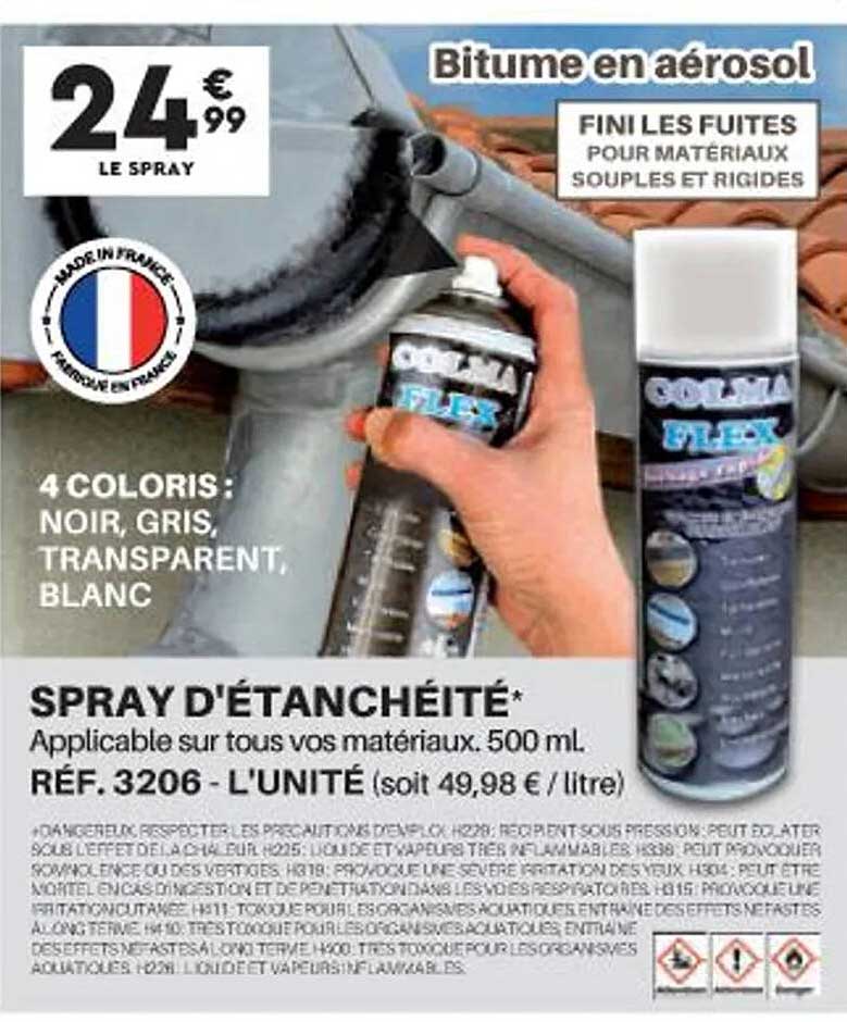 spray d'étanchéité