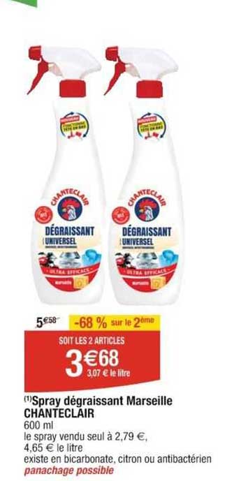 Spray Dégraissant Marseille Chanteclair