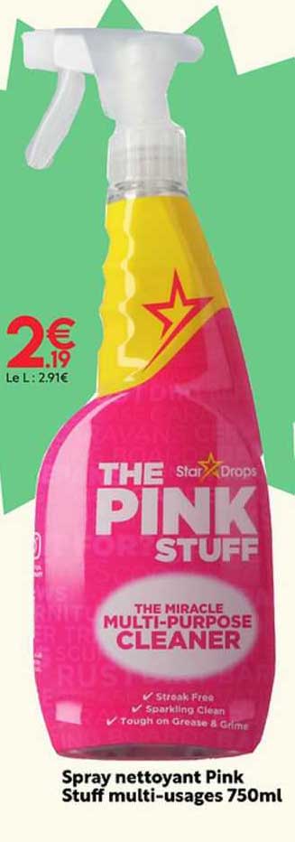 spray nettoyant pink stuff multi-usages