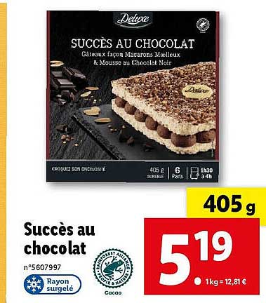 Succès Au Chocolat Deluxe