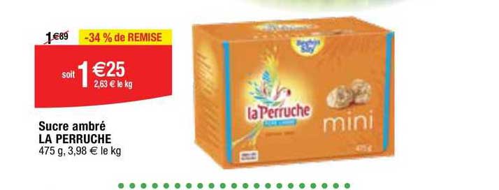 sucre ambré la perruche