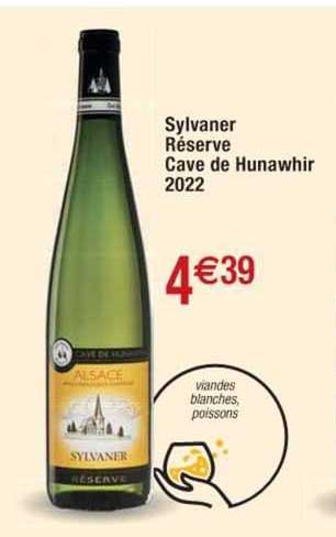 Sylvaner Réserve Cave De Hunawhir 2022
