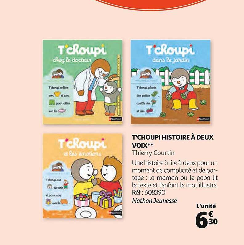 t'choupi histoire à deux voix - therry courtin