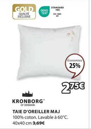 taie d'oreiller maj kronborg