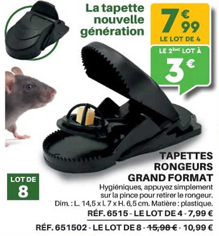tapettes rongeurs grand format