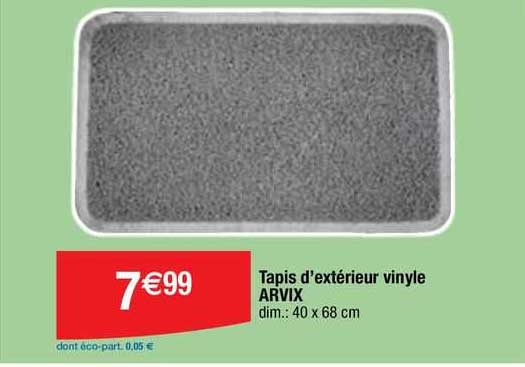 tapis d'extérieur vinyle arvix