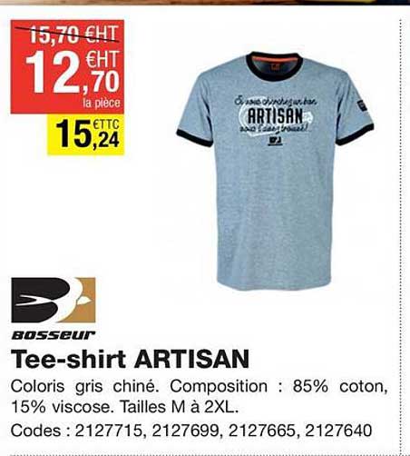 tee-shrit artisan bosseur