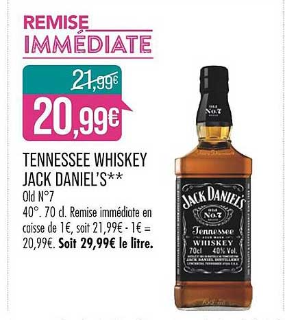 tennesse whiskey jack daniel's