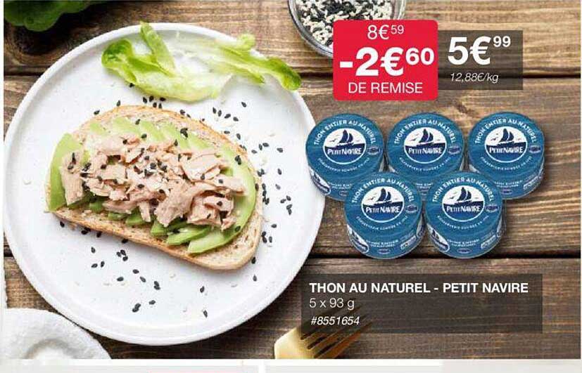 Thon Au Naturel - Petit Navire