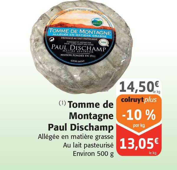 tomme de montagne paul dischamp