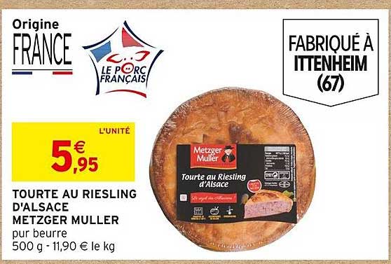 tourte au riesling d'alsace metzger muller