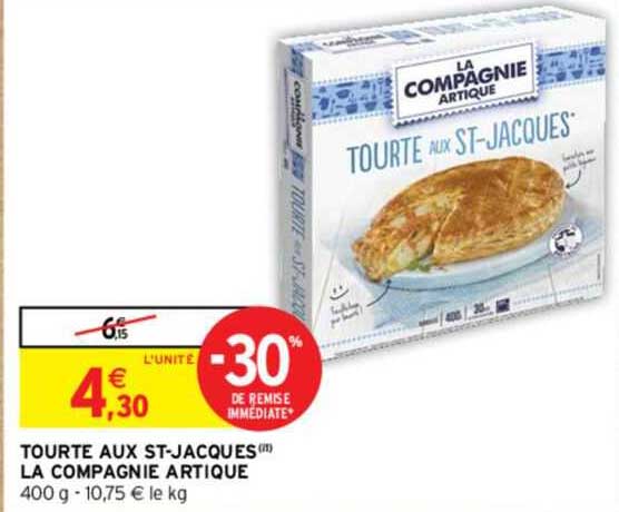tourte aux st-jacques la compagnie artique