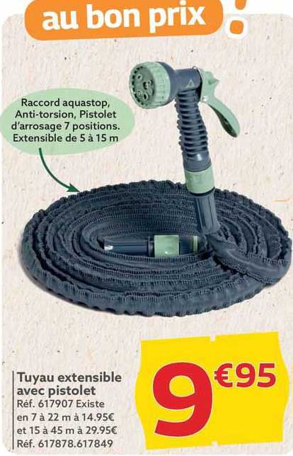 Tuyau Extensible Avec Pistolet