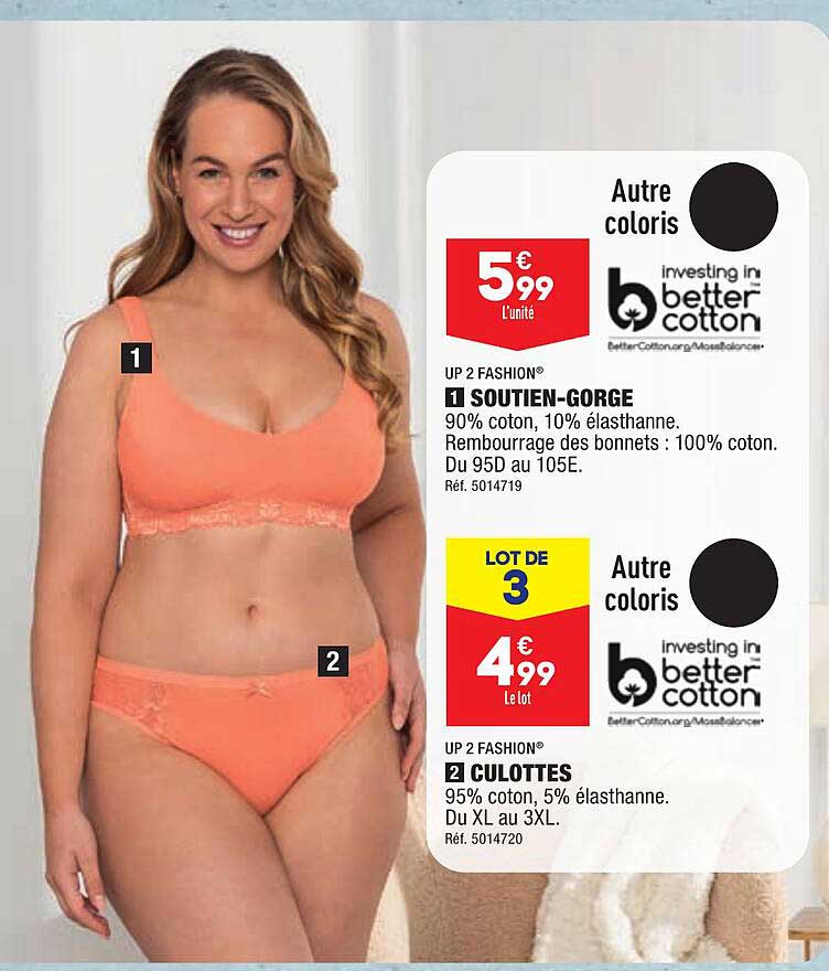 Up 2 Fashion 1 Soutien-gorge Up 2 Fashion 2 Culottes