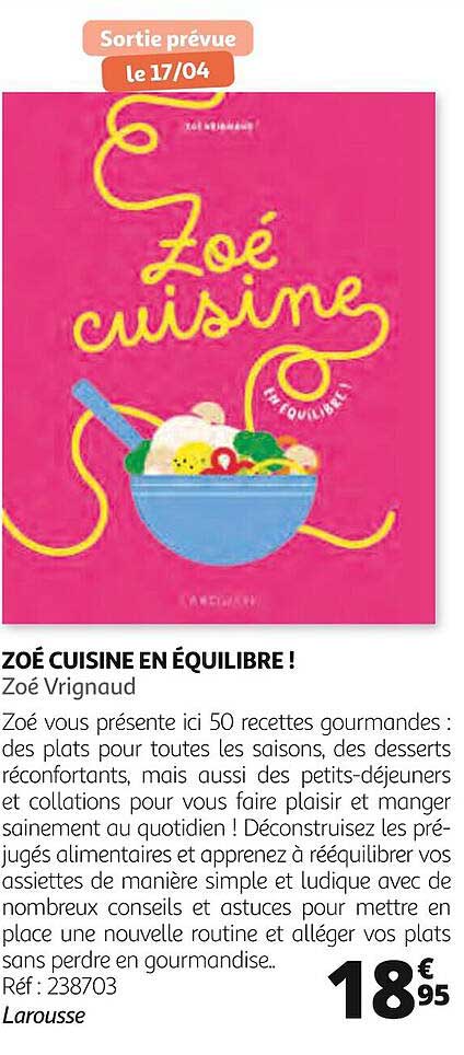 zoé cuisine en équilibre zoé vrignaud