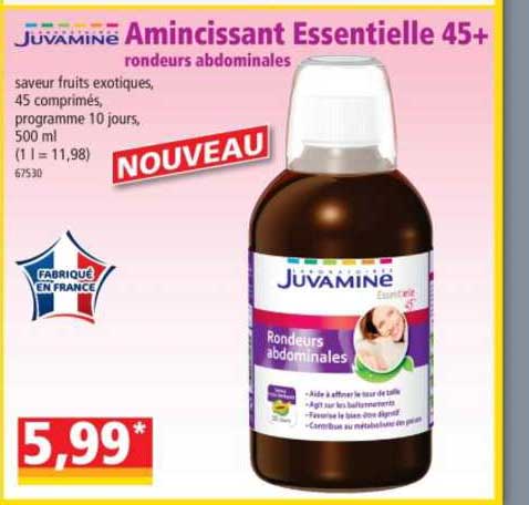 amincissant essentielle 45+ juvamine
