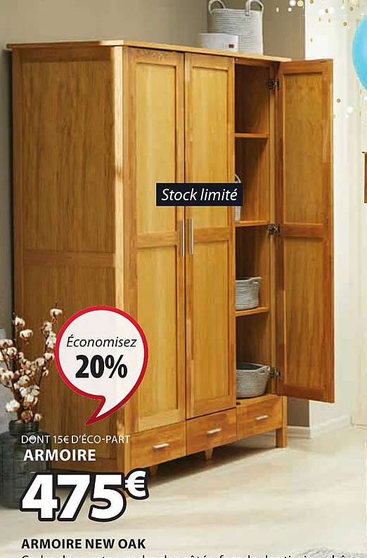 armoire new oak