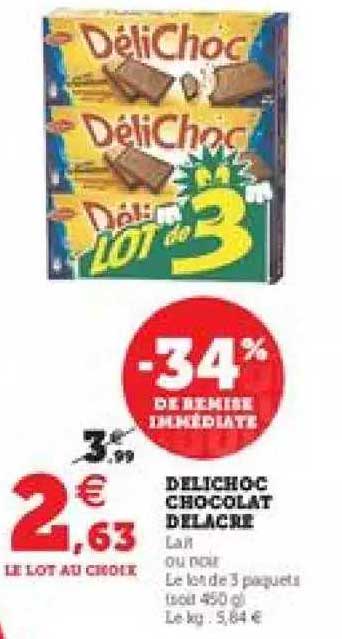 Délichoc Chocolat Delacre
