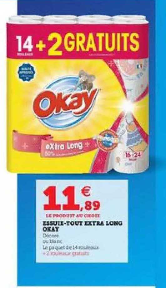 essuie-tout extra long okay