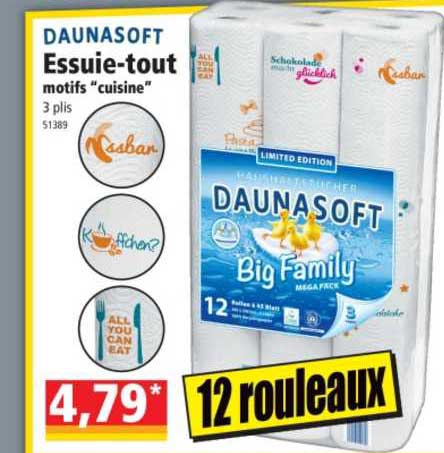 essuie-tout motifs "cuisine" daunasoft