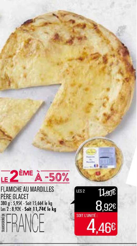 flamiche au maroilles père glacet