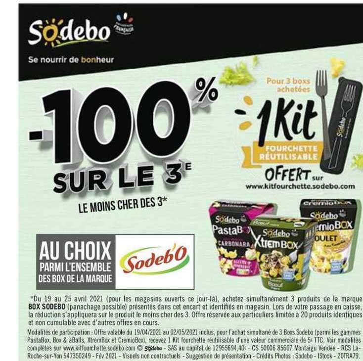 L'ensemble Des Box De La Marque Sodebo