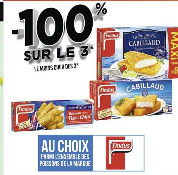 L'ensemble Des Poissons De La Marque Findus