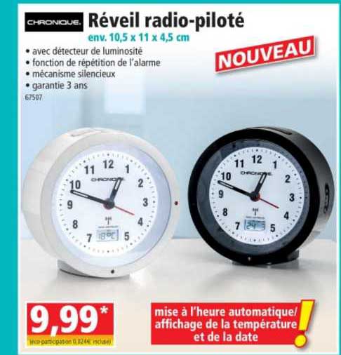 réveil radio-piloté chronique