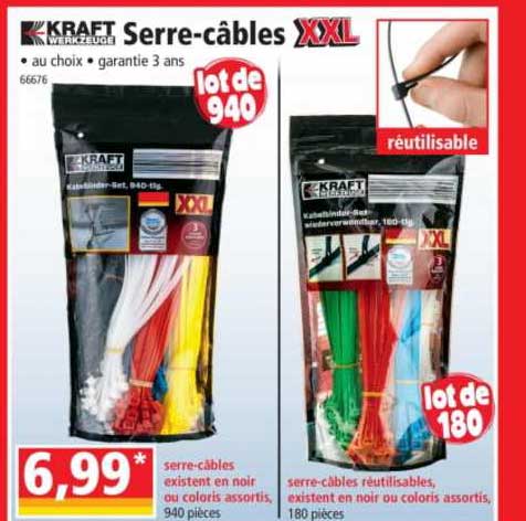 serre-câbles kraft werkzeuge
