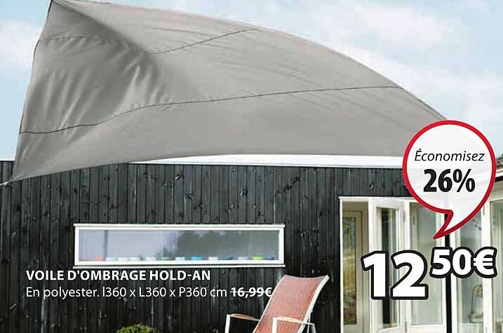Voile D'ombrage Hold-an