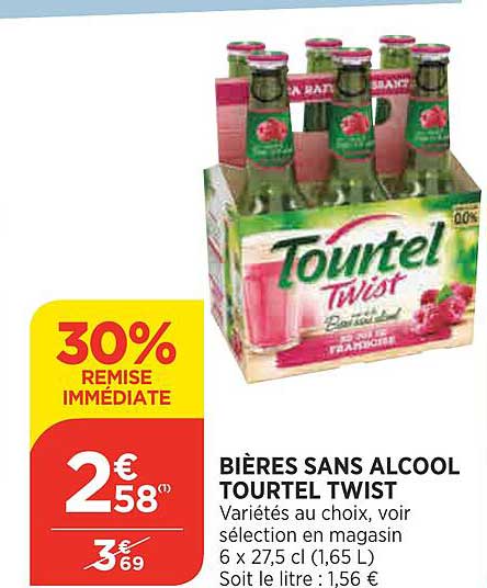 Bières Sans Alcool Tourtel Twist