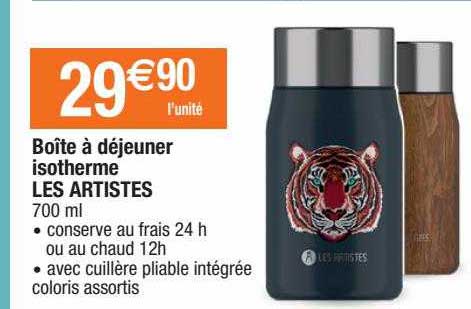 Boîte à Déjeuner Isotherme Les Artistes