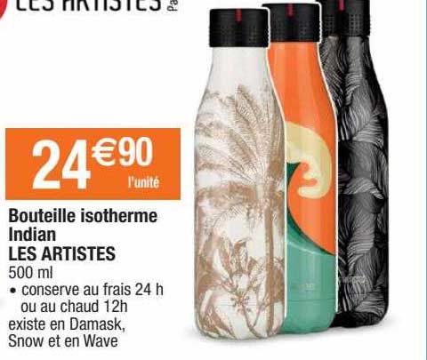 bouteille isotherme indian les artistes