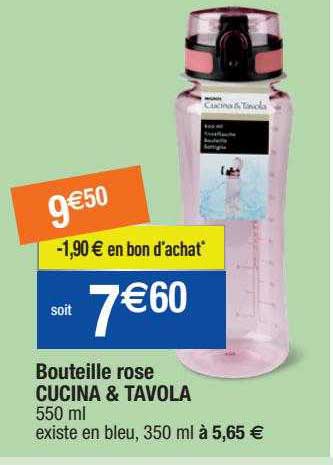 bouteille rose cucina & tavola