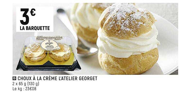 Choux à La Crème L'atelier Georget