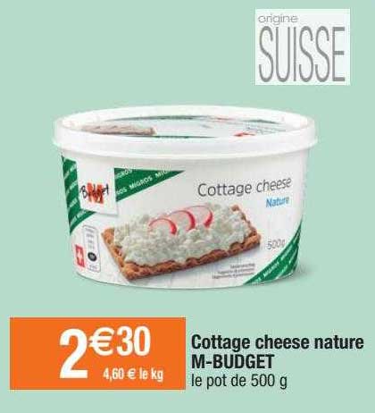 cottage cheese nature m-budget