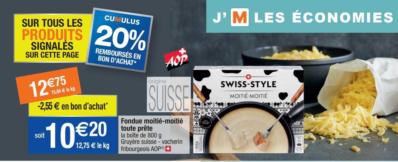 fondue moitié-moitié toute prête