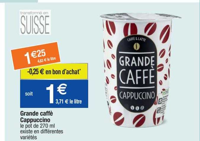 grande caffè cappuccino