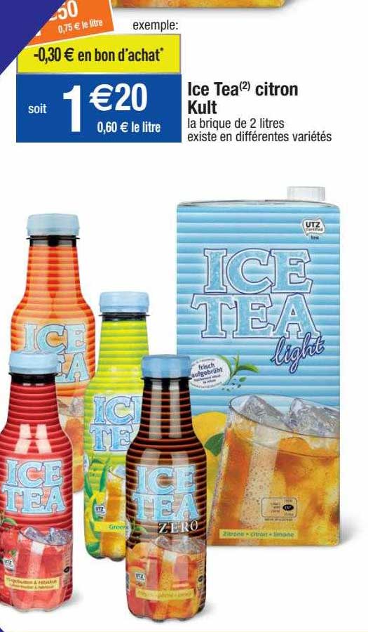 Ice Tea Citron Kult