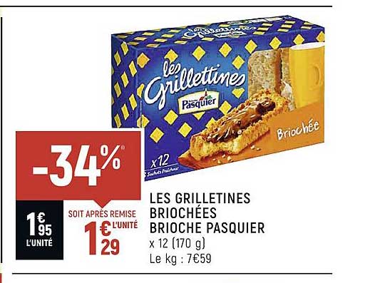 les grilletines briochées brioche pasquier