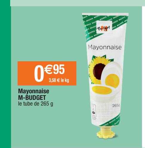 mayonnaise m-budget