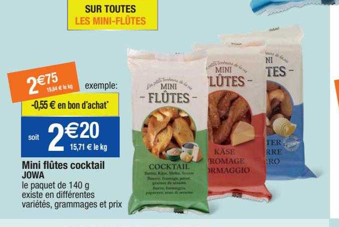 mini flûtes cocktail jowa